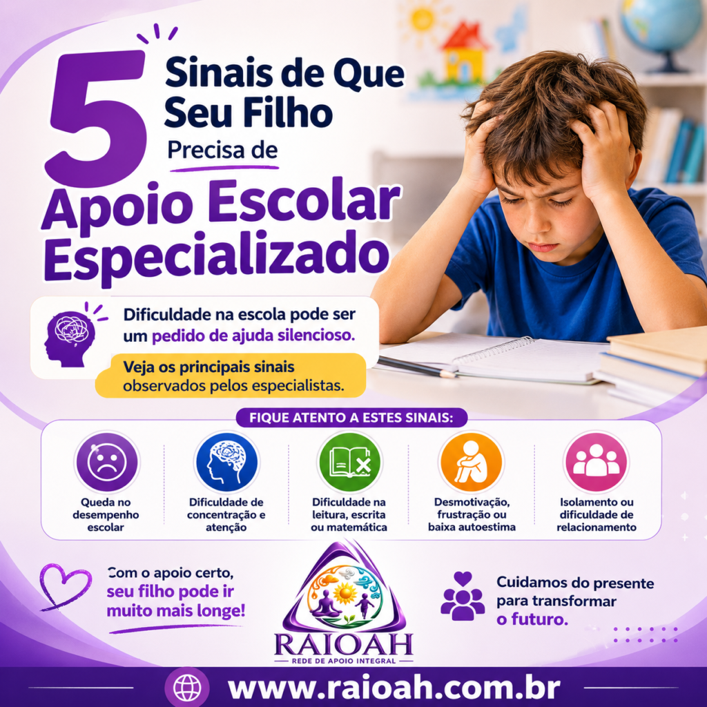 Artigo 5 sinais de que seu filho precisa de apoio escolar especializado