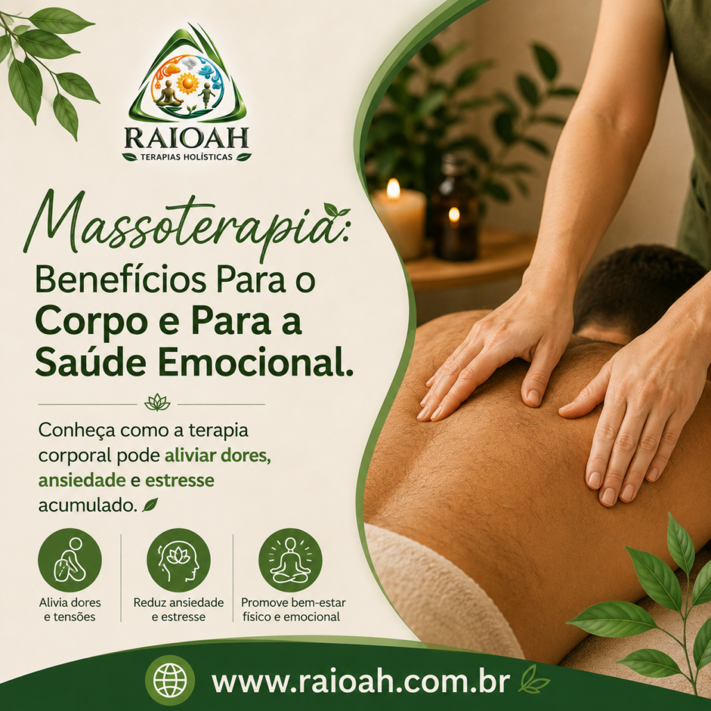 Artigo sobre massoterapia beneficios para o corpo e saude emocional